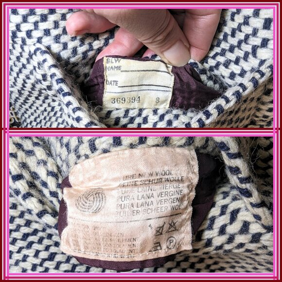 Gorgeous Vintage Aquascutum Tweed Coat with Matching Scarf. - Picture 13 of 14